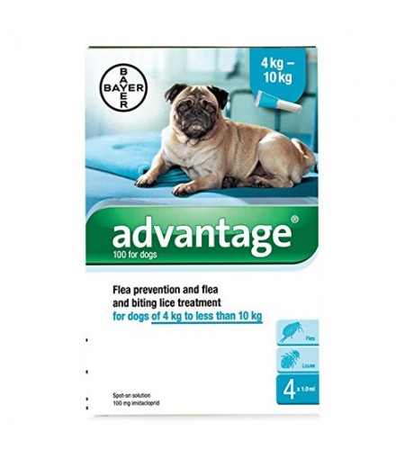 ADVANTAGE 100 (4-10KG, 4 PIPETAS)